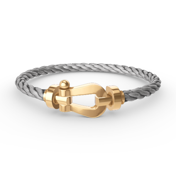 [Gaonasi]FORCE LARGE HORSESHOE NO DIAMOND BRACELET GOLD