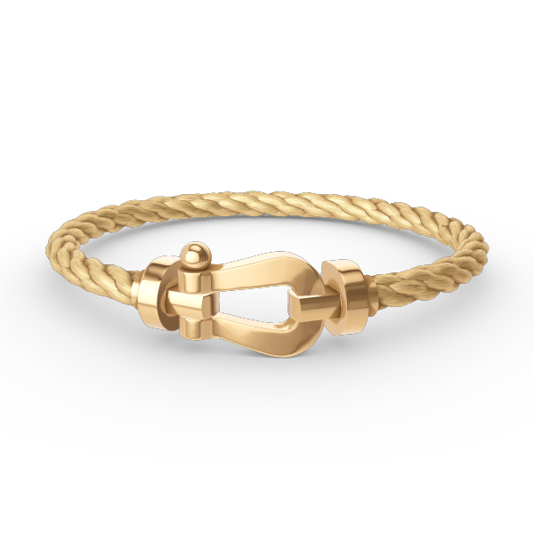 [Gaonasi]FORCE LARGE HORSESHOE NO DIAMOND BRACELET GOLD