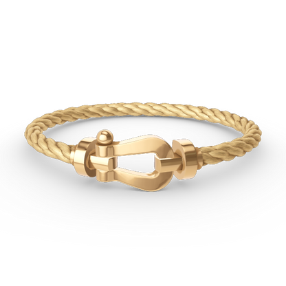 [Gaonasi]FORCE LARGE HORSESHOE NO DIAMOND BRACELET GOLD