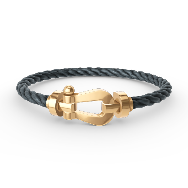 [Gaonasi]FORCE LARGE HORSESHOE NO DIAMOND BRACELET GOLD