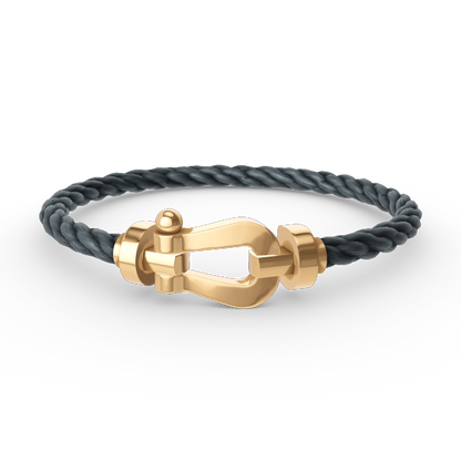 [Gaonasi]FORCE LARGE HORSESHOE NO DIAMOND BRACELET GOLD
