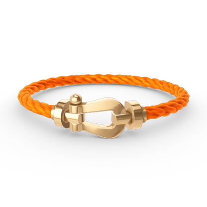 [Gaonasi]FORCE LARGE HORSESHOE NO DIAMOND BRACELET GOLD
