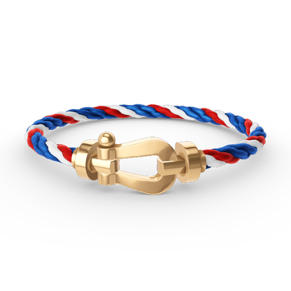 [Gaonasi]FORCE LARGE HORSESHOE NO DIAMOND BRACELET GOLD