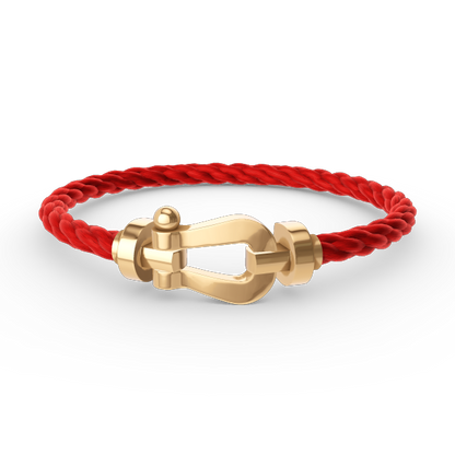 [Gaonasi]FORCE LARGE HORSESHOE NO DIAMOND BRACELET GOLD