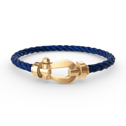 [Gaonasi]FORCE LARGE HORSESHOE NO DIAMOND BRACELET GOLD