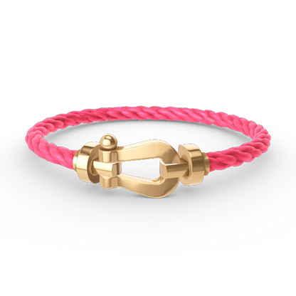 [Gaonasi]FORCE LARGE HORSESHOE NO DIAMOND BRACELET GOLD