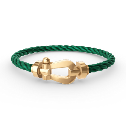 [Gaonasi]FORCE LARGE HORSESHOE NO DIAMOND BRACELET GOLD