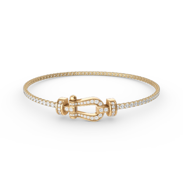 [Gaonasi]FORCE  HORSESHOE  DIAMOND TENNIS BRACELET