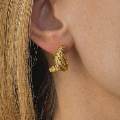 [Gaonasi]Briony Gold Earrings