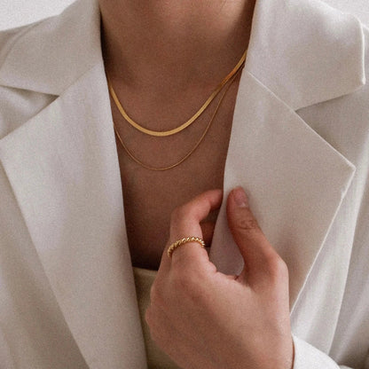 [Gaonasi]Melody Gold Twist Ring