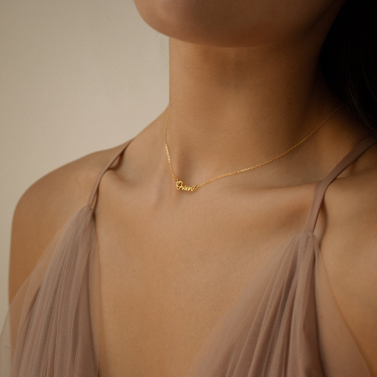Tiny Grace Name Necklace