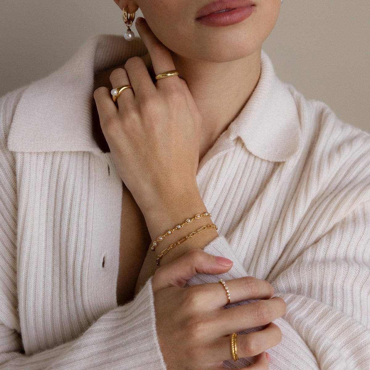 Eternity Pearl Bracelet