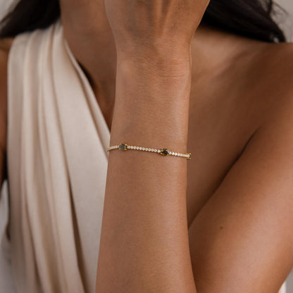 Diamond Birthstone Tennis Bracelet