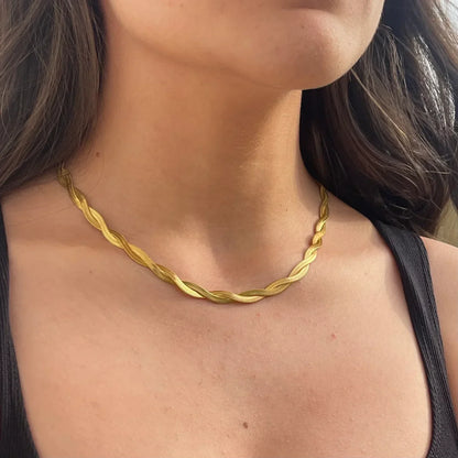 [Gaonasi]Lysa Twisted Chain Necklace