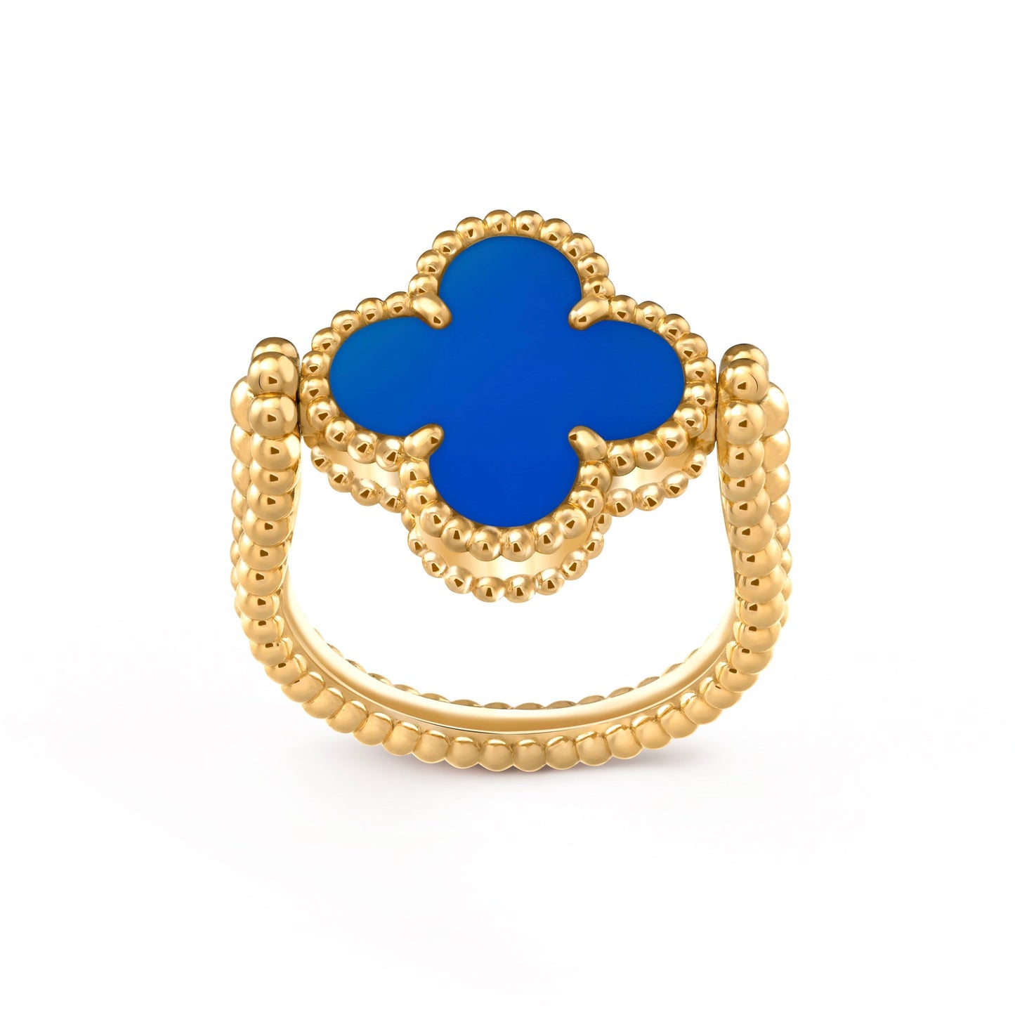 [Gaonasi]CLOVER RIVERSIBLE RING GOLD COLLECTION