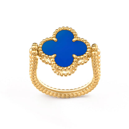 [Gaonasi]CLOVER RIVERSIBLE RING GOLD COLLECTION
