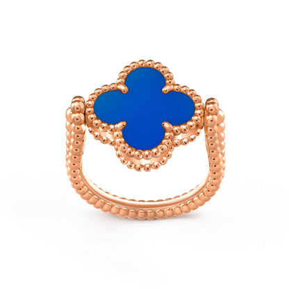 [Gaonasi]CLOVER RIVERSIBLE RING ROSE GOLD COLLECTION