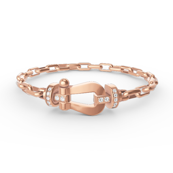 [Gaonasi]FORCE LARGE HORSESHOE CLASP  METAL BRACELET