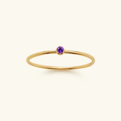[Gaonasi]Amelia Birthstone Stacker Ring