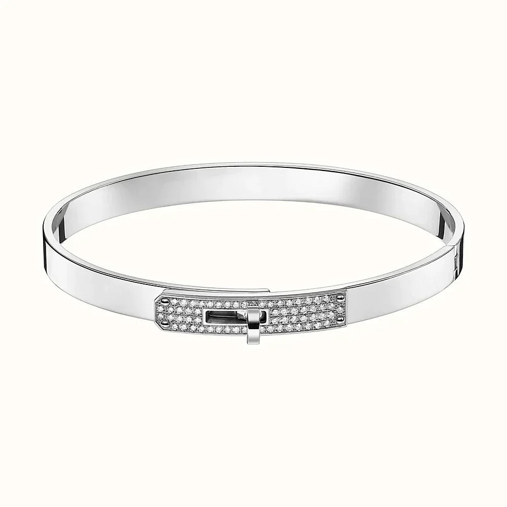 [Gaonasi]KELLY SILVER DIAMOND BRACELET