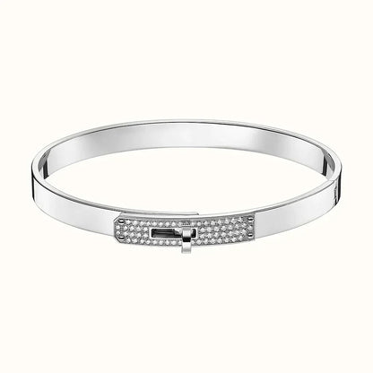 [Gaonasi]KELLY SILVER DIAMOND BRACELET