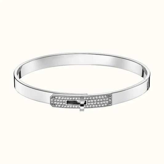 [Gaonasi]KELLY SILVER DIAMOND BRACELET