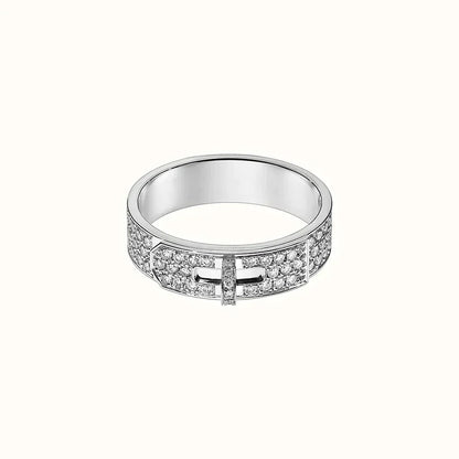 [Gaonasi]KELLY SILVER DIAMOND RING