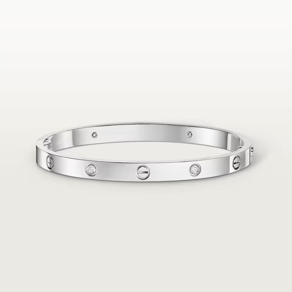 [Gaonasi Jewelry]LOVE BRACELET 4.8MM 4 DIAMONDS