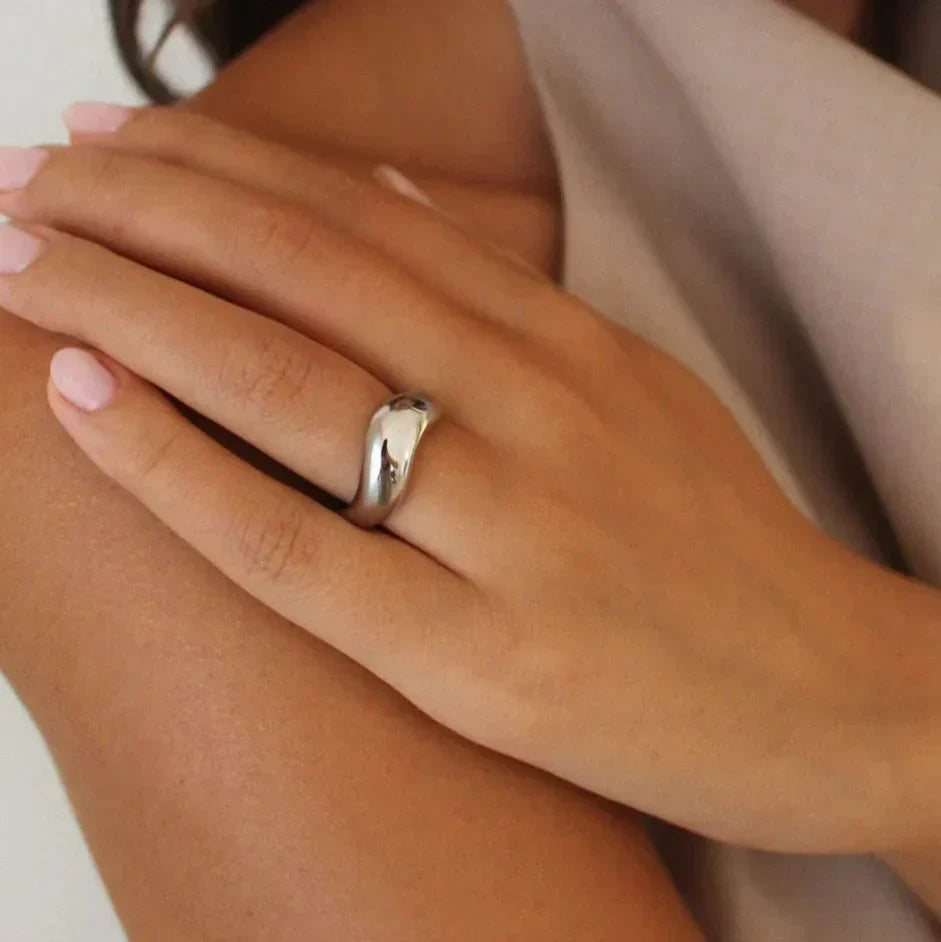 [Gaonasi]Lana Formless Gold Ring