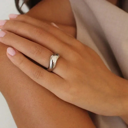 [Gaonasi]Lana Formless Gold Ring