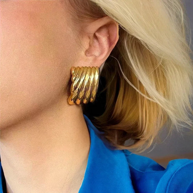 [Gaonasi]Alisa Gold Earrings