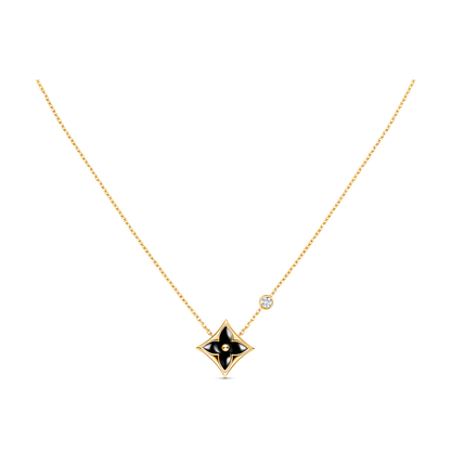 [Gaonasi]STAR BLACK MOP NECKLACE