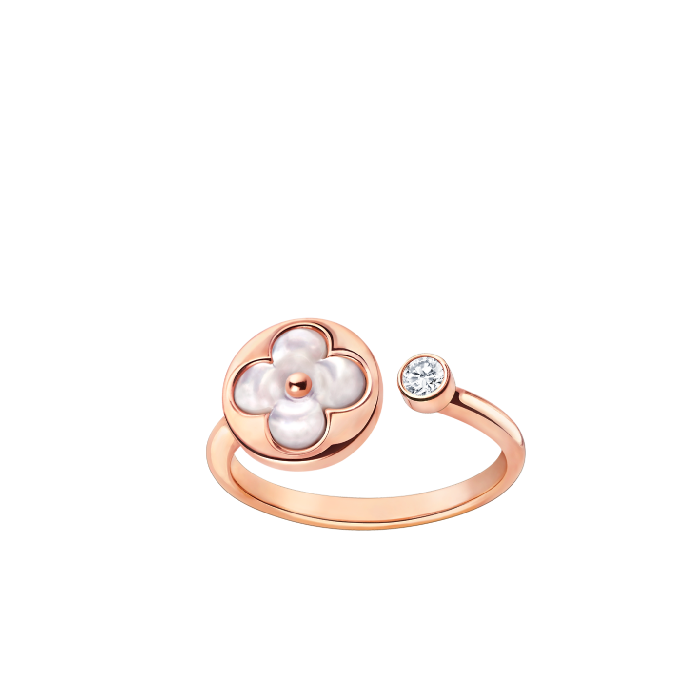 [Gaonasi]SUN 1 DIAMOND PINK MOP RING
