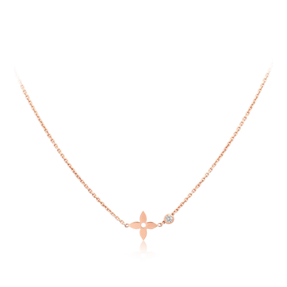 [Gaonasi]BLOSSOM PENDANT PINK GOLD AND DIAMOND