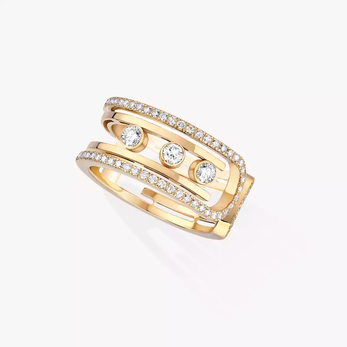 [Cadisa]Move 10th Diamond Ring in Gold