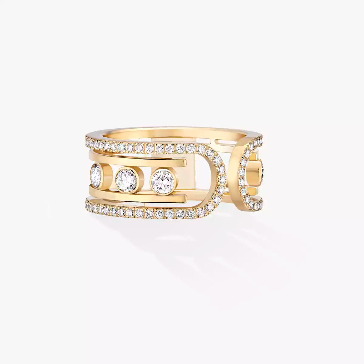 [Cadisa]Move 10th Diamond Ring in Gold