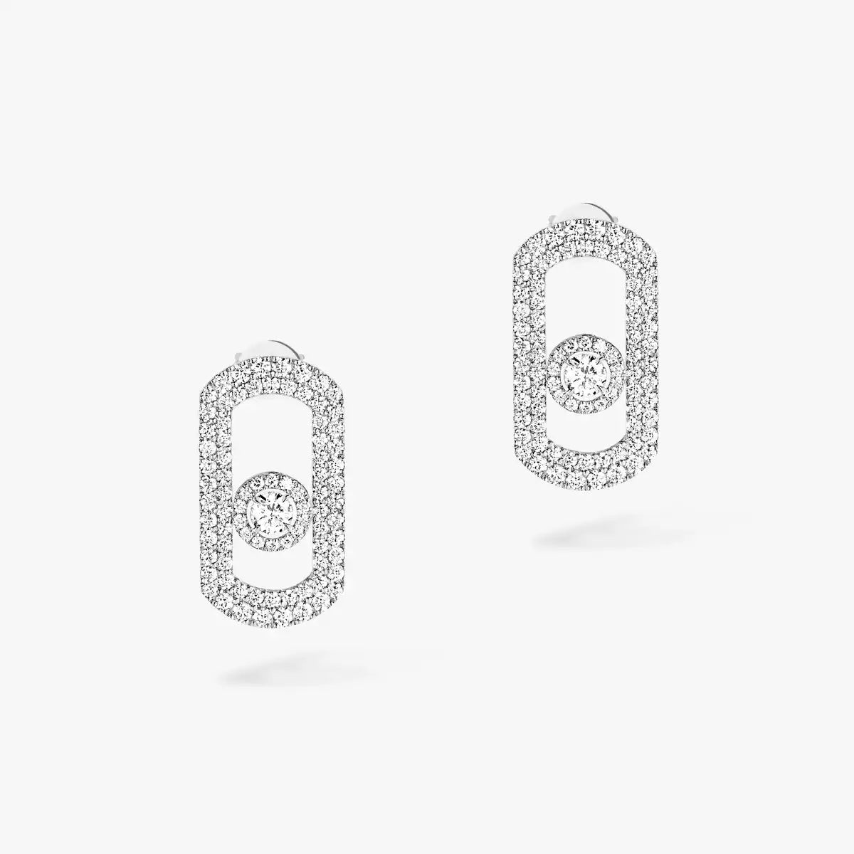 [Cadisa]So Move Pave_-Set Diamond Earrings in Silver