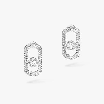 [Cadisa]So Move Pave_-Set Diamond Earrings in Silver