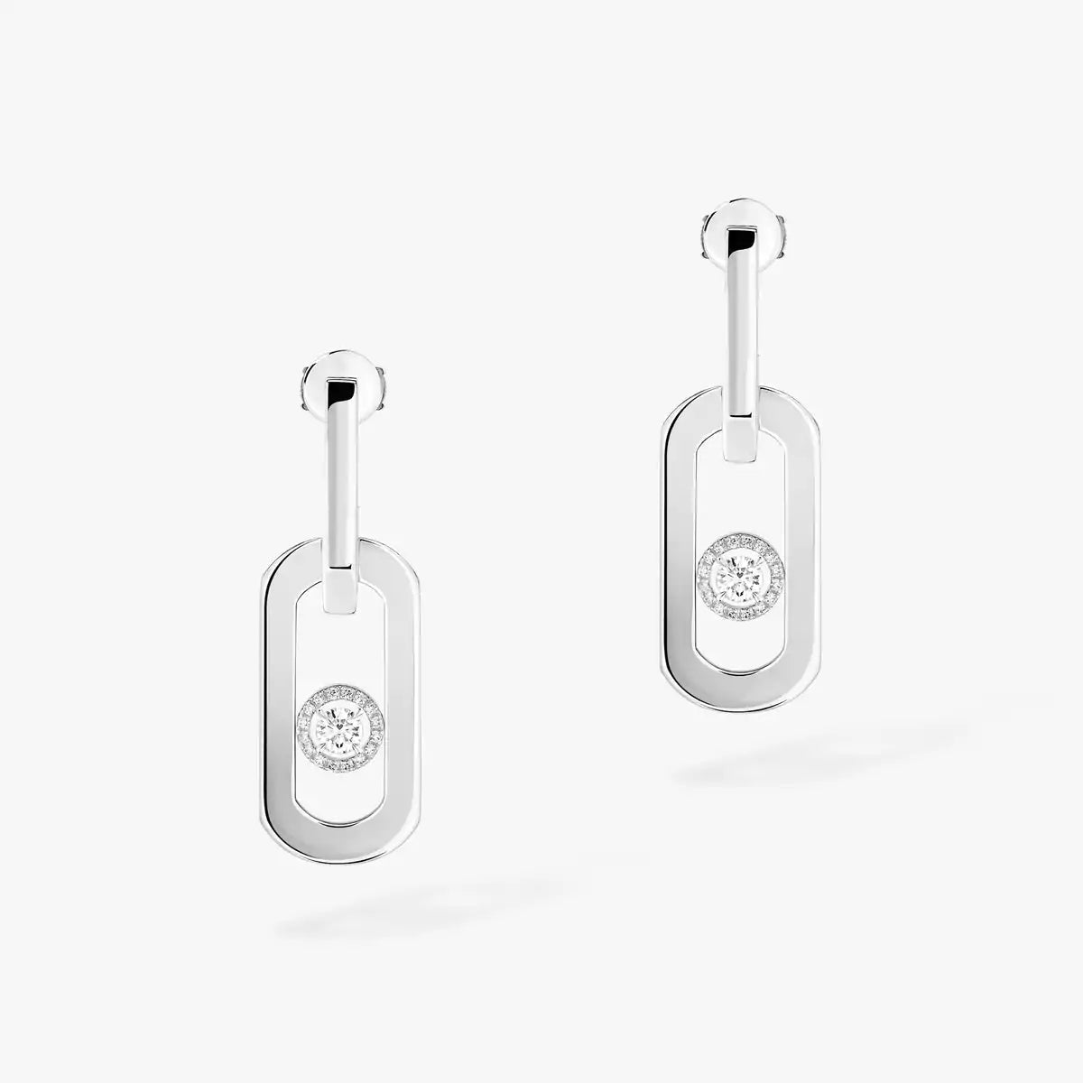 [Cadisa] So Move XL Diamond Hoop Earring