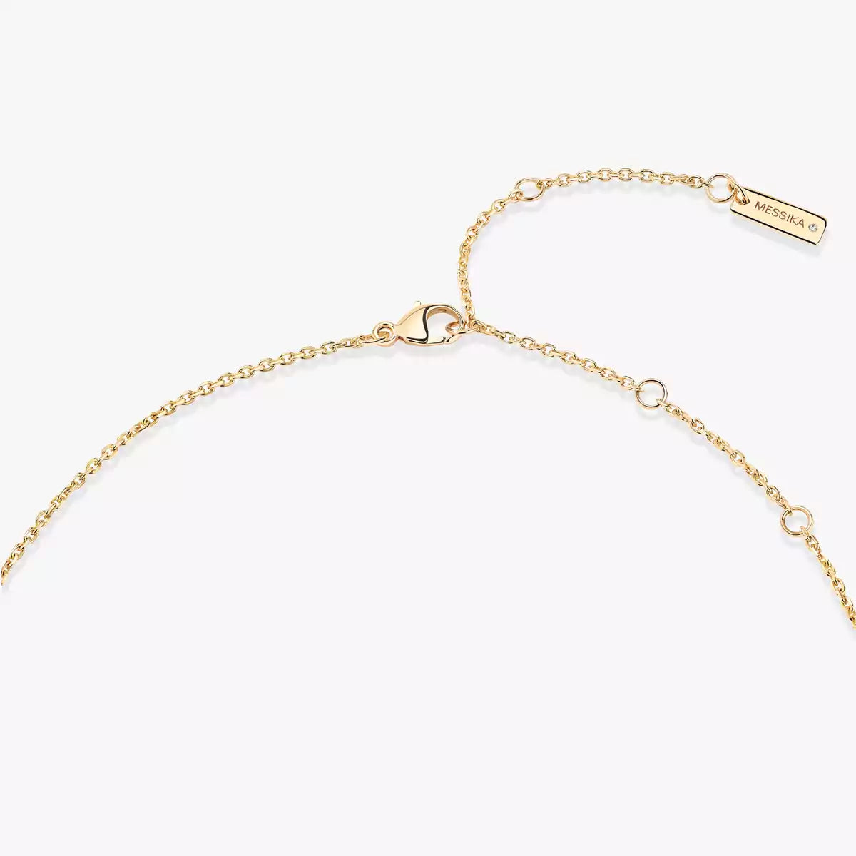 [Cadisa]Lucky Eye Diamond Necklace in Rose Gold and Turquoise