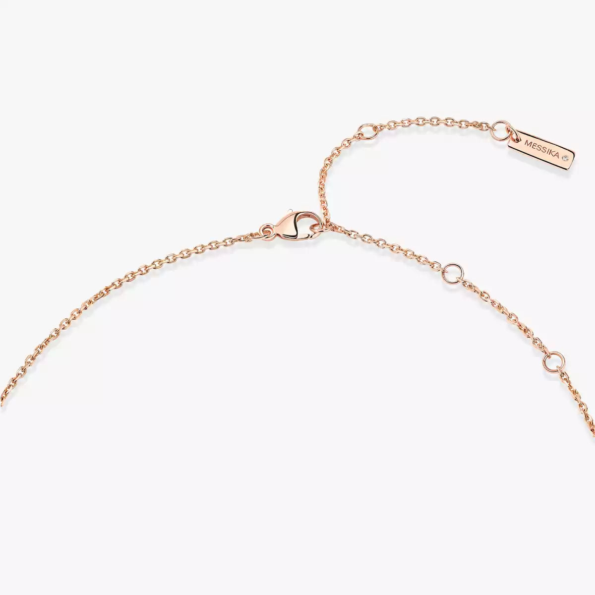 [Cadisa]Lucky Eye Diamond Necklace in Rose Gold and Turquoise