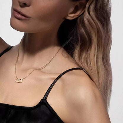 [Cadisa]So Move Diamond Necklace in Gold