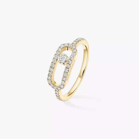 [Cadisa]Move Uno Diamond Ring in Gold