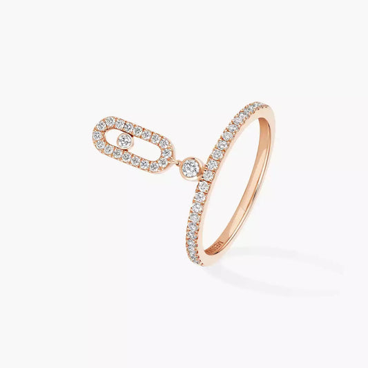[Cadisa]Move Uno Diamond Ring