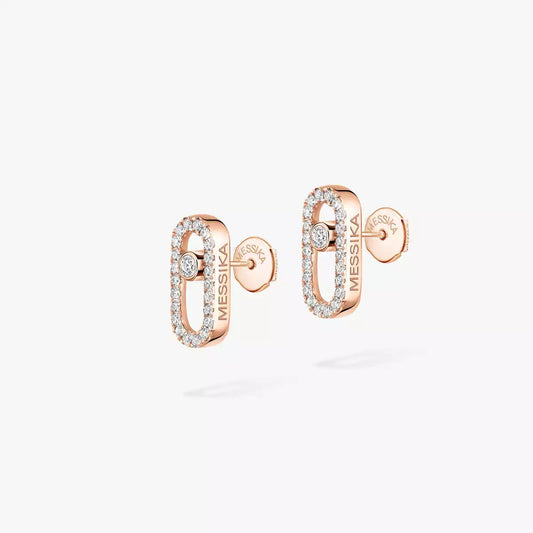 [Cadisa]Move Uno Diamond Earrings
