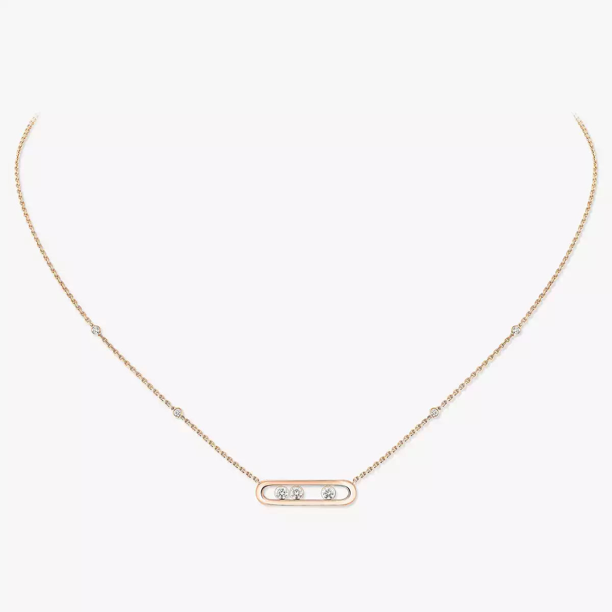 [Cadisa] Baby Move Gold Diamond Necklace