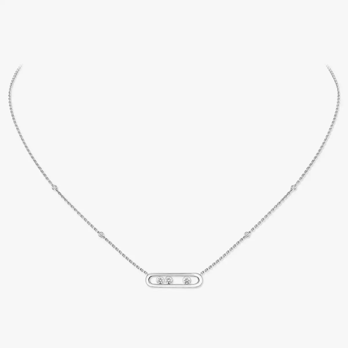 [Cadisa] Baby Move Gold Diamond Necklace