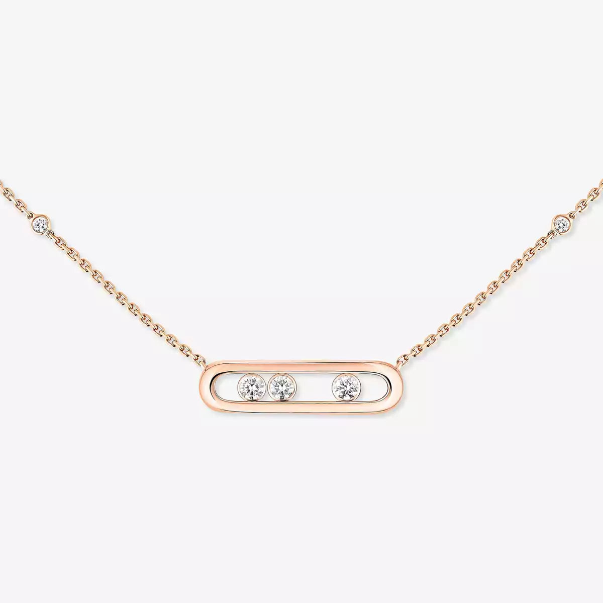 [Cadisa] Baby Move Gold Diamond Necklace