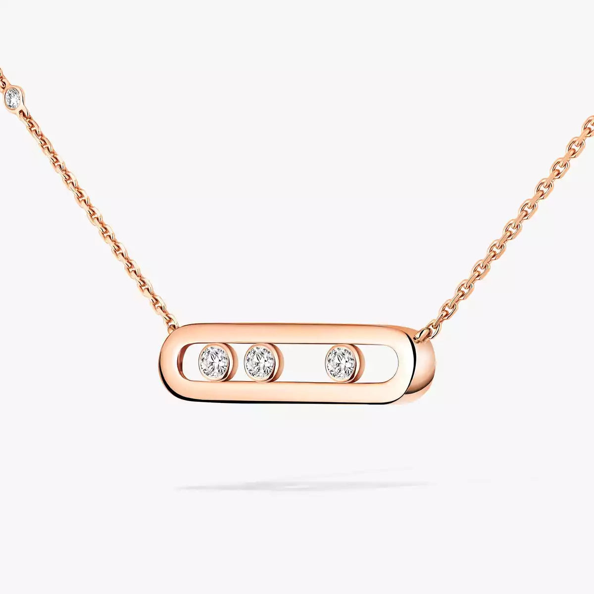 [Cadisa] Baby Move Gold Diamond Necklace