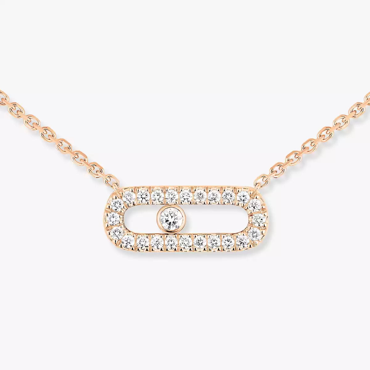 [Cadisa]Diamond Necklace Move Uno